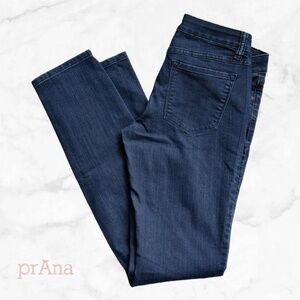 prAna Kara Skinny Jeans Dark Wash Low Rise Organic Cotton 4/27 NWOT